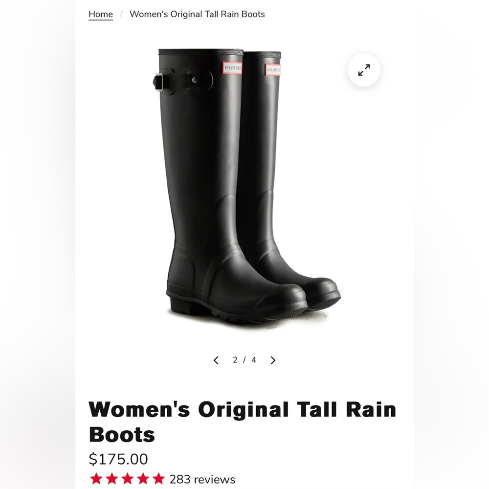 HUNTER Original Tall Rain Boots